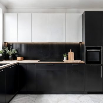 modern-black-white-kitchen-interior-with-wood-countertops